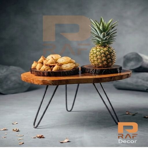 Wooden Round Table - Image 3